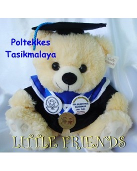 Boneka Wisuda Politeknik Kesehatan Tasikmalaya (30 cm)